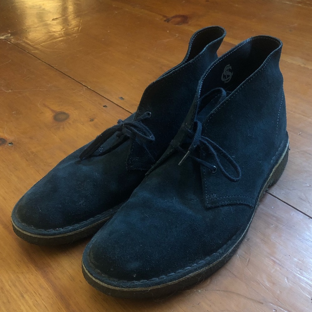 Clark’s Desert Boots - Navy - Men’s 10.5 D